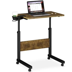 Klvied Standing Desk Adjustable Height, Stand Up Desk with Cup Holder, Portab... - Afbeelding 1 van 9