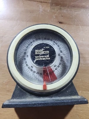 Vintage Sears Craftsman Magnetic Universal Protractor #3984 VTG - Image 1 of 4
