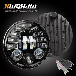 2PCS 5.75" 5-3/4 inch LED Headlights Hi/Lo Beam DRL for Chevy Chevelle 1964~1970 - Picture 1 of 14