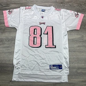 Philadelphia Eagles Jersey Girls XL White Pink NFL Football Terrell Owens 81 - Picture 1 of 16
