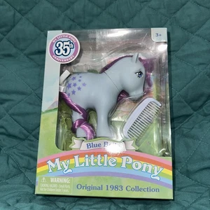My Little Pony 35th Anniversary Blue Belle G1 2nd Version Box Design MIB - Picture 1 of 6