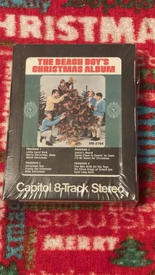 The Beach Boys Christmas Album Sealed 8 Track Cartridge Capitol 1975 Foto 1 de 4