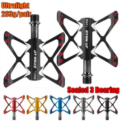 PROMEND MTB Road Bike 3 Bearings Sealed Pedals Cycling Ultralight Pedals - Image 1 of 4
