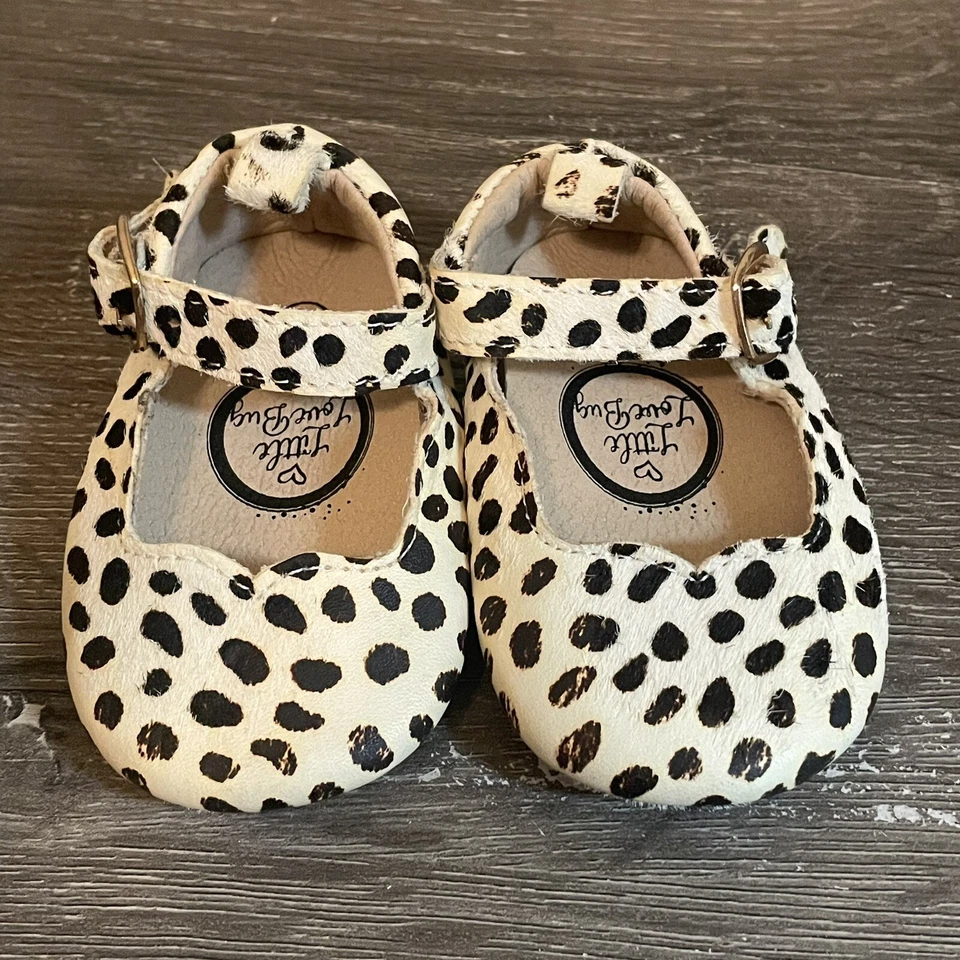 Zapato de Vestir Little Love Bug Talla 2 Cheetah Olivia Niña Infante Niño Hebilla Foto 1 de 4