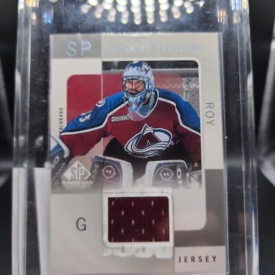 2001-02 Upper Deck SP Game Used Tools of the Game Patrick Roy Jersey PR - Image 1 of 2