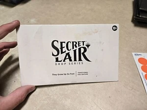 SEALED Magic the Gathering MTG Secret Lair: They Grow Up So Fast Foil Edition - Picture 1 of 3