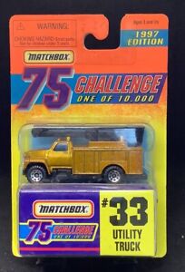 VHTF Matchbox 75 CHALLENGE MB211 Ford Utility Truck, Gold, 1 OF 10,000 NMOC
