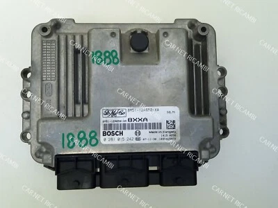 8M51-12A650-XA CENTRALINA MOTORE FORD FOCUS II DA 1.6 TDCI 80KW BOSCH 0281015242 - Immagine 1 di 4