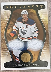 Connor McDavid Dual Jersey /199 2023-24 Upper Deck Artifacts - Picture 1 of 2