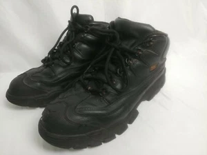 Mens Worx  Red Wing Shoes Work Boots Black Leather Chukka Comp Toe Sz 10.5 M  - Picture 1 of 6