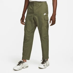 Pantalones cargo pequeños Nike Sportswear tejidos sin forro utilitarios para hombre oliva DD5207-222 - Imagen 1 de 7