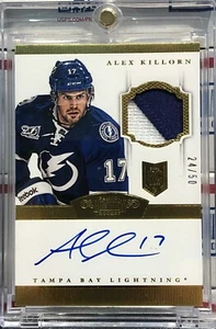 2013-14 Panini Dominion Alex Killorn, #183, novato, automático, camiseta de 2 clr, #24/50 - Imagen 1 de 2