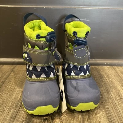 Botas de invierno térmicas para niños pequeños talla 5 Critter Animal -10° Cat & Jack Foto 1 de 4