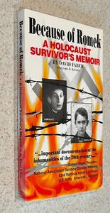 David FABER -- Because of Romek (Holocaust Survivor) -- 1997 SIGNED 1st Ed TPB - Bild 1 von 3