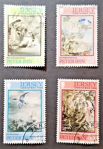 Jersey: 1991 Christmas, Peter Pan, Edmund Blampied; complete used set; SG564 etc - Picture 1 of 6