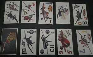 Disney Planes Vending Machine Complete Set Sandy Lion Sticker Lot of 10 #12 - Picture 1 of 3