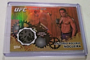 Topps UFC Ultimate Fighter Gear 2010 reliquia dorada Antonio Rogerio Nogueira/188 - Imagen 1 de 1