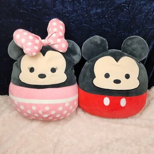 Squishmallows Disney Mickey & Minnie Mouse 7" Plush Kellytoy no name tag - Picture 1 of 6