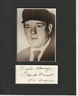 Umpires and Commissioner of Baseball signed cards postcards photos COA O23