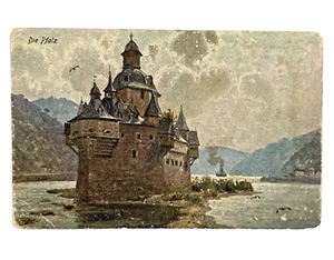 Germany German Castle • Die Pfalz Rhineland-Palatinate • Divided Back Unposted - Picture 1 of 2