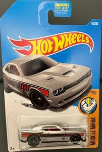 HOT WHEELS '15 DODGE CHALLENGER SILVER 48/365  . SEE COMBINED OFFERS! - Picture 1 of 1