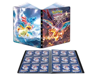 POKEMON TCG Ultra Pro Pokemon Scarlet & Violet Obsidian Flames Glurak Sammelkarten Ordner