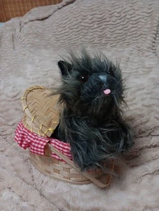 Wizard of Oz Toto Plush Dog (In Basket ) Turner Entertainment Rubie's Costume Co - Picture 1 of 6