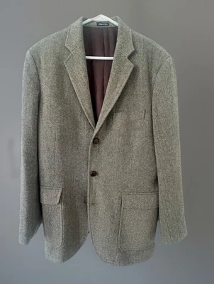 J Crew Hombre | Blazer Lana Ludlow Tweed Espiga | 42R Foto 1 de 4