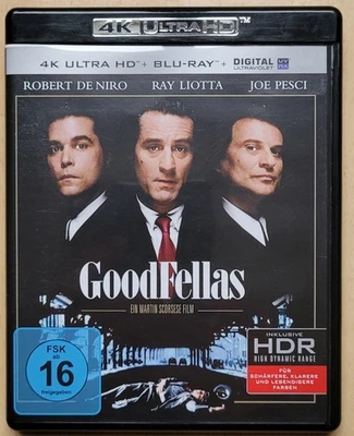 GoodFellas 4K-Ultra-HD & Blu-ray - Scorsese / DeNiro - sehr guter Zustand - Bild 1 von 3