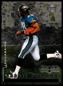 1998 Upper Deck Black Diamond Fred Taylor Jacksonville Jaguars #93 Rookie NFL  - Picture 1 of 2