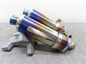 Monster M1100 M796 M696 Autobahn Titanium Slip-On Exhaust - Picture 1 of 8