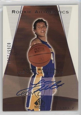 2003-04 SP Authentic Rookie Authentics /1250 Luke Walton #176 Rookie Auto RC - Image 1 of 2