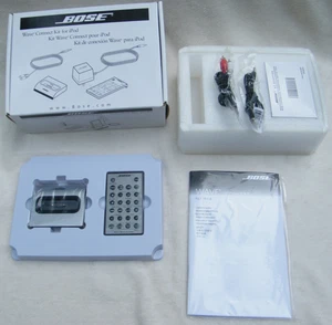 Kit Bose Wave Connect para iPod 315527-0010 con control remoto NUEVO en caja abierta - Imagen 1 de 8