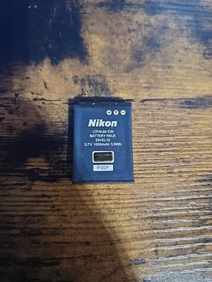 Batería recargable de iones de litio Nikon EN-EL12 OEM para cámaras digitales Coolpix seleccionadas Foto 1 de 4