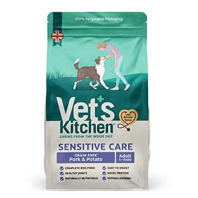 Vet's Kitchen - Grain Free - Complete Dry Dog Food - Sensitive Care Pork and - Image 1 of 4