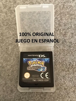 🇪🇸 Pokémon Edicion Negra 2 ESPAÑOL 100% ORIGINAL Nintendo DS (Platinum ...) - Photo 1/4