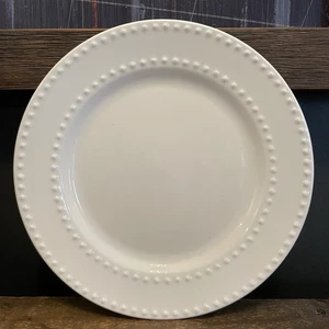 Up to 7 Rare ROYAL NORFOLK Beaded Edge Off White 7.5" Salad Plate Hobnail Plates - Picture 1 of 8