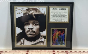 14"x11" Framed Photograph/Art Of Musician Jimi Hendrix - Picture 1 of 5