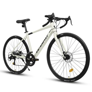 700C Road Bike 16-Speed Aluminum Frame Racing Bicycle Disc Brakes Light Weight - Picture 1 of 11