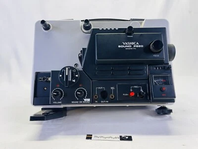 老式 Yashica Sound P820 8 毫米超 8 胶片投影仪磁性打开 — 第 1/4 张图片