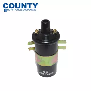12 Volt Universal Ignition Coil & Bracket Push In Type Non Resistor - Picture 1 of 1