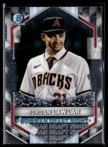 2021 Bowman Chrome Draft Night Jordan Lawler Arizona Diamondbacks #4 - Picture 1 of 2