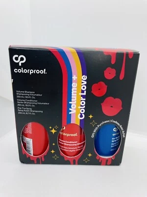 ColorProof Volume Shampoo and Conditioner 8.5 oz., Pre Tox Spray 6.7 oz. Gift Se - Image 1 of 4
