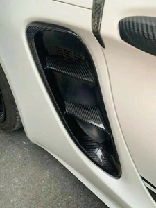 100% echt Carbon Luftführung Lufteinlass Seiten für Porsche Cayman Boxster 981 - Picture 1 of 12
