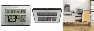 La Crosse Technology 513-1419-INT Atomic Full Calendar Clock with Extra... - Picture 1 of 7