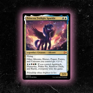 Princess Twilight Sparkle - Custom Magic: The Gathering Card - High-Quality - Picture 1 of 6