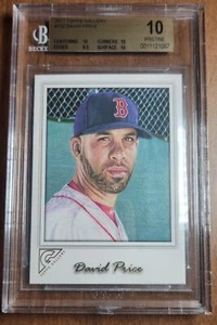 2017 TOPPS GALLERY SET BREAK # 132 DAVID PRICE BGS 10 PRISTINE POP 1 - Picture 1 of 1