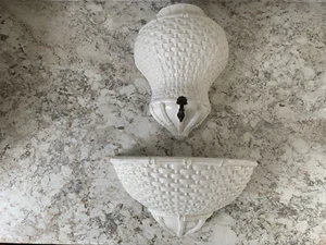 Fuente de Pared/Bolsillo Maceta Cesta Tejido Italia Jay Willfred Lavabo De Colección - Imagen 1 de 10