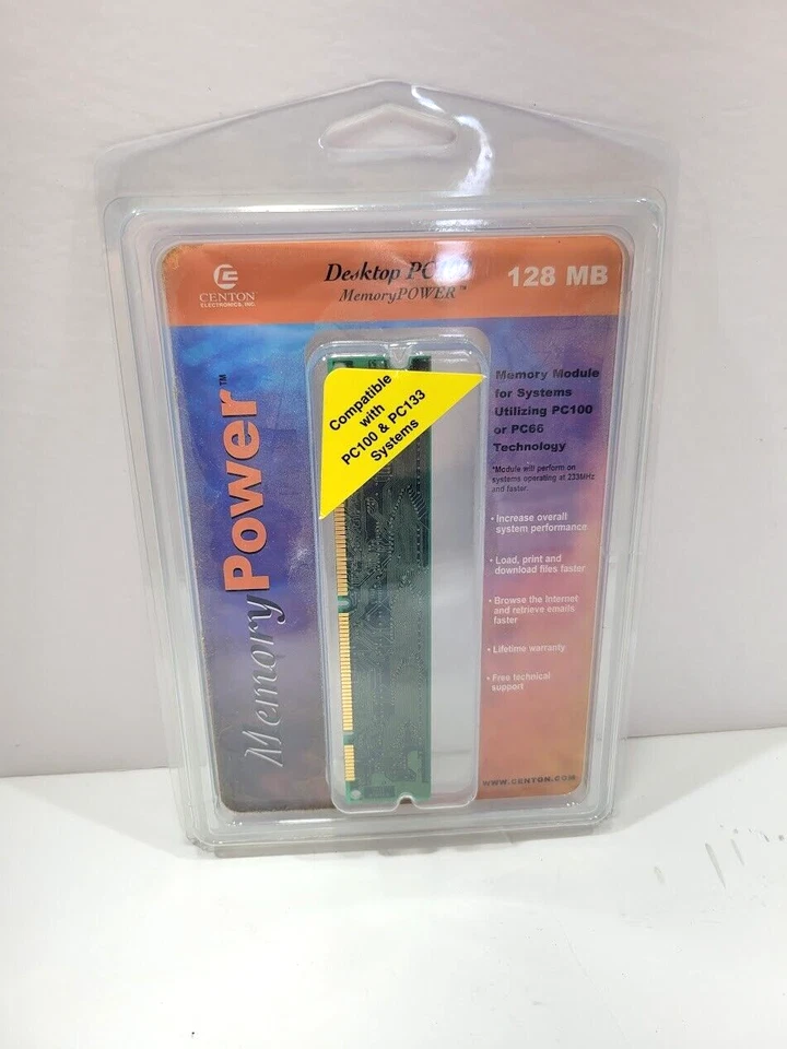 CENTON SDRAM PC100 128MB MEMORY POWER - Image 1 of 2