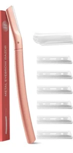 Eyebrow Facial Razor Shaver Blade Hair Trimmer Makeup Beauty Dermaplaning Tool - Picture 1 of 11